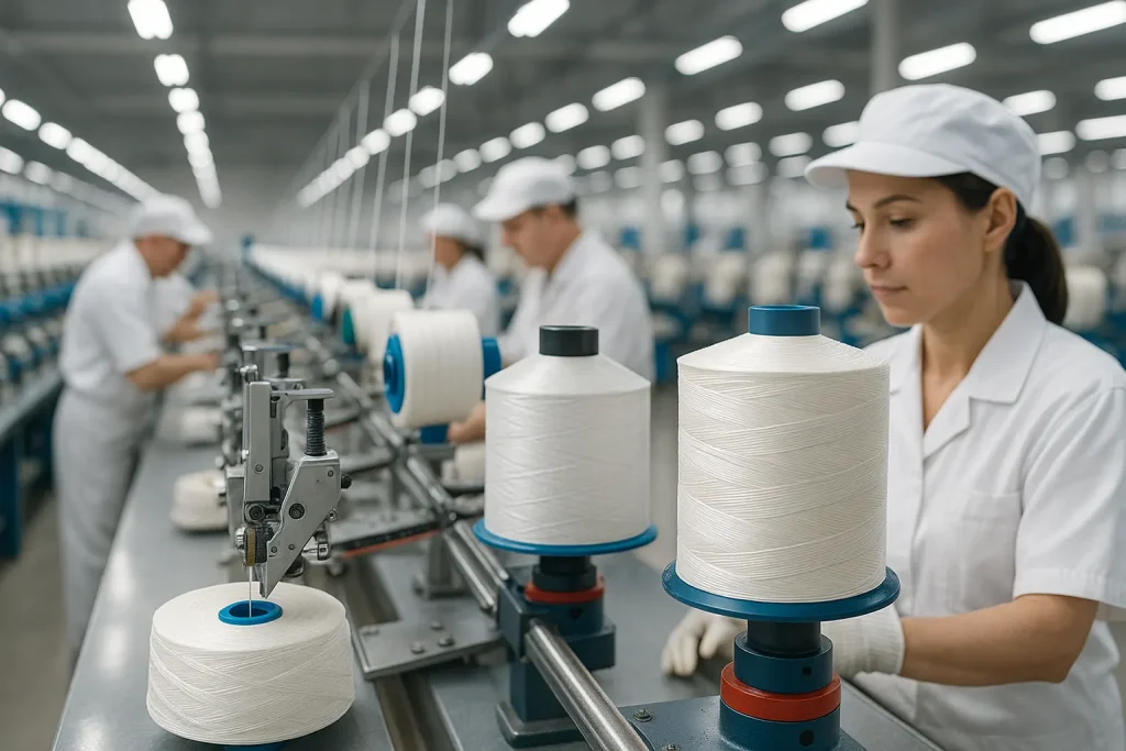 بررسی مواد اولیه پرکاربرد در تولید نخ‌های صنایع غذایی