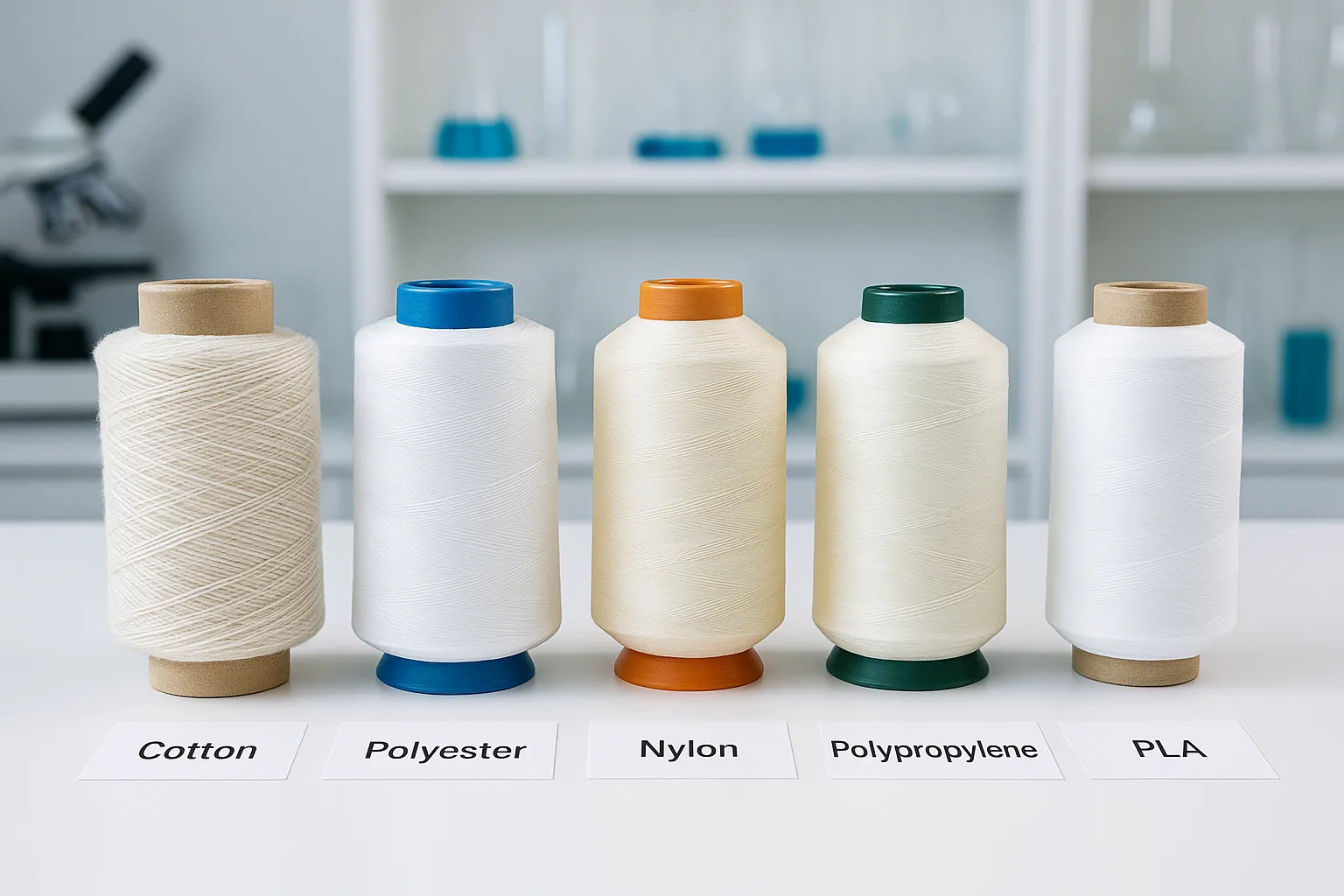 مواد اولیه در کیفیت نخ‌های صنایع غذایی