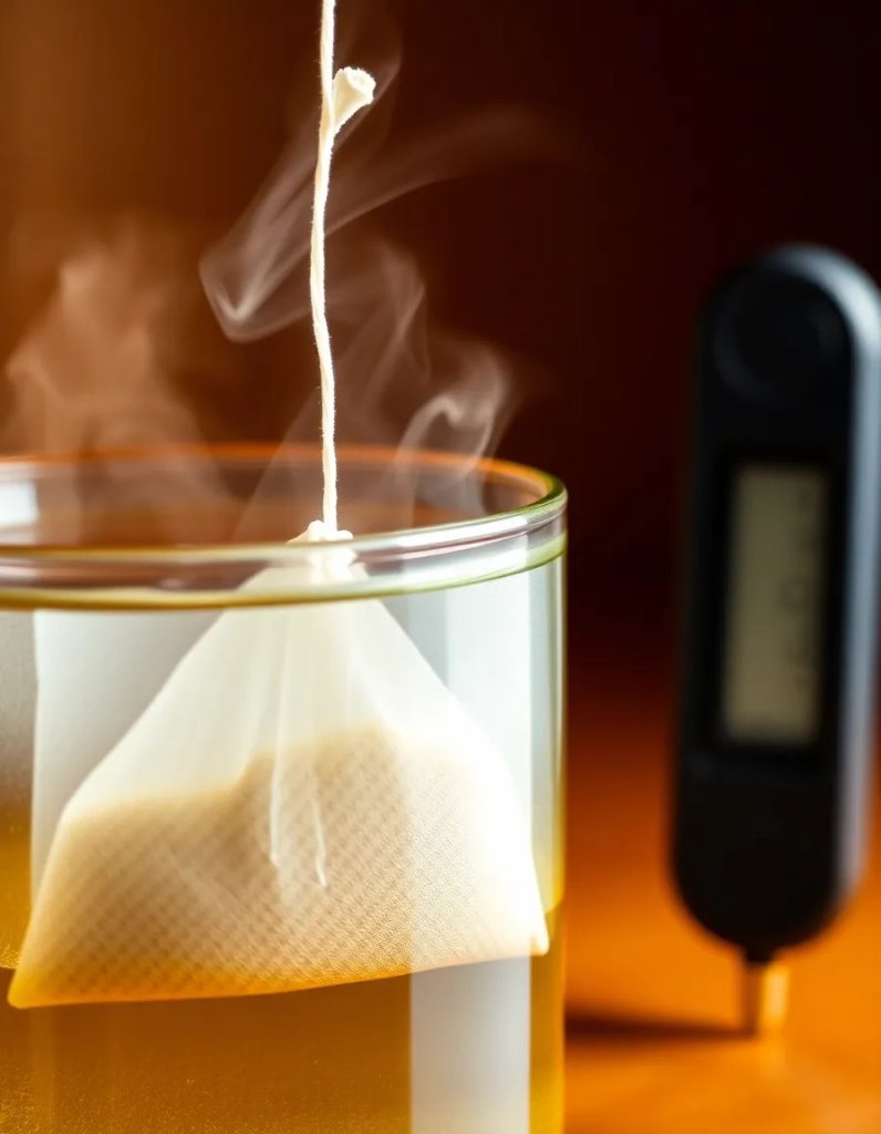 تأثیر دمای آب بر کیفیت دم‌کردن چای تی بگ